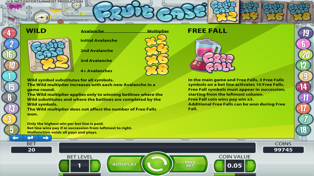 Бонусная игра Fruit Case 2