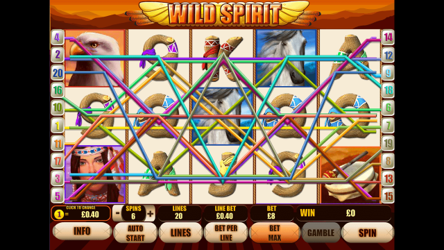 Игровой интерфейс Wild Spirit 5