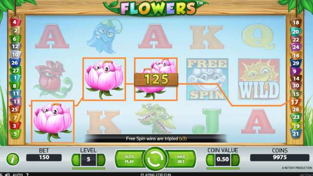 Бонусная игра Flowers 2