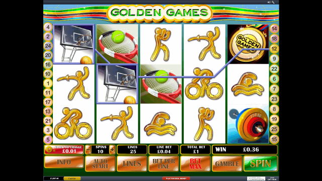 Игровой интерфейс Golden Games 7