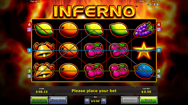 Бонусная игра Inferno 7
