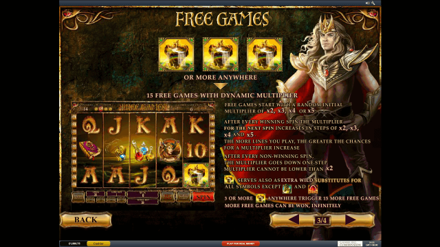 Игровой интерфейс Dragon Kingdom 4