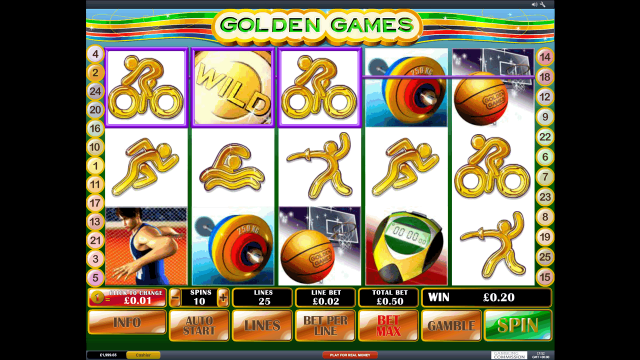 Характеристики слота Golden Games 4