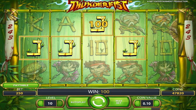 Бонусная игра Thunderfist 3