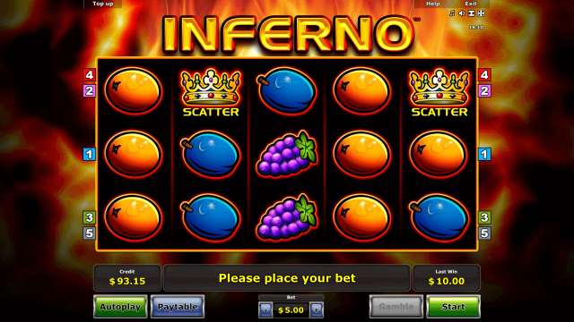 Бонусная игра Inferno 9