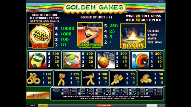 Бонусная игра Golden Games 6
