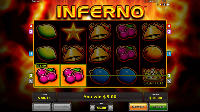 Бонусная игра Inferno 10