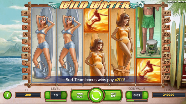 Игровой интерфейс Wild Water 1