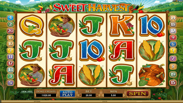 Бонусная игра Sweet Harvest 9