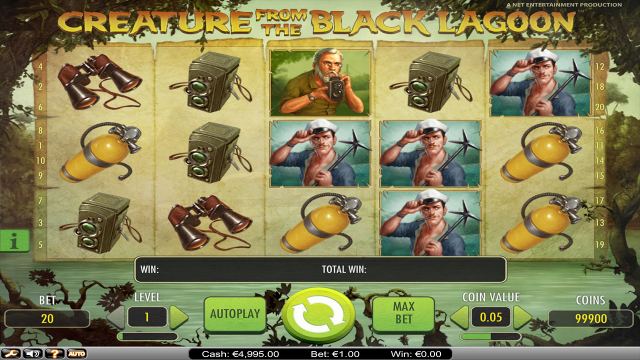 Бонусная игра Creature From The Black Lagoon 9