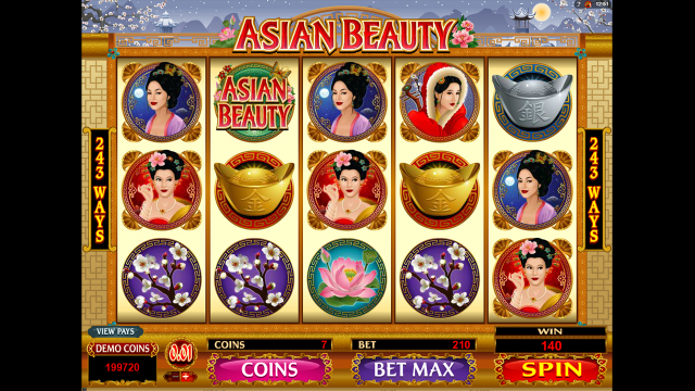 Игровой интерфейс Asian Beauty 7