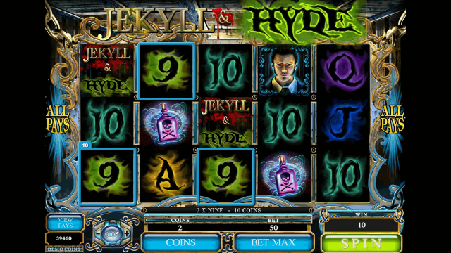 Характеристики слота Jekyll And Hyde 7