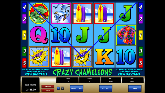Бонусная игра Crazy Chameleons 3