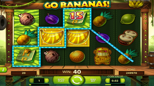 Характеристики слота Go Bananas! 8