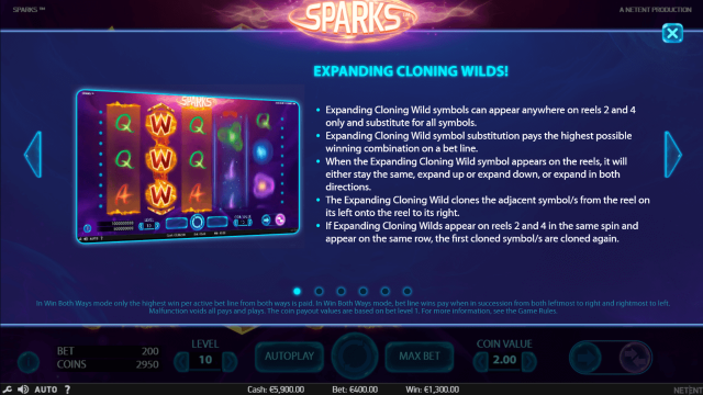 Бонусная игра Sparks 3