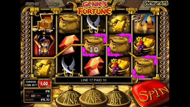 Бонусная игра Genie's Fortune 8