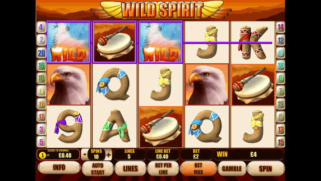 Игровой интерфейс Wild Spirit 6