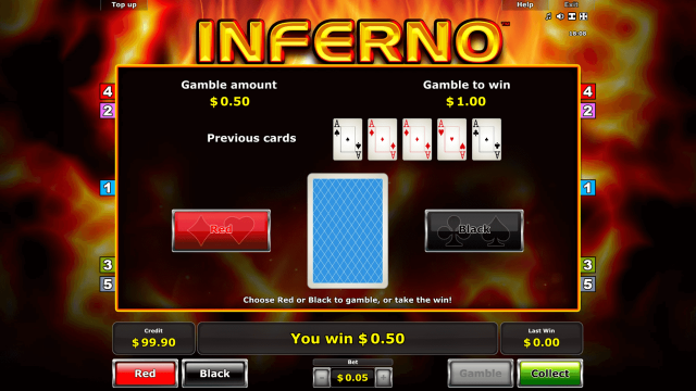 Бонусная игра Inferno 4