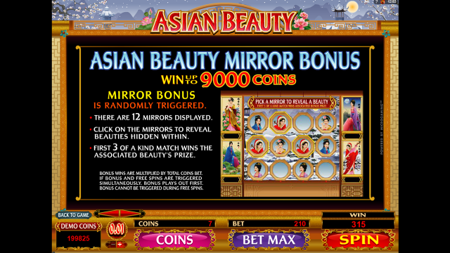 Игровой интерфейс Asian Beauty 5