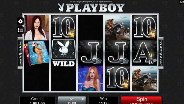 Игровой интерфейс Playboy 19