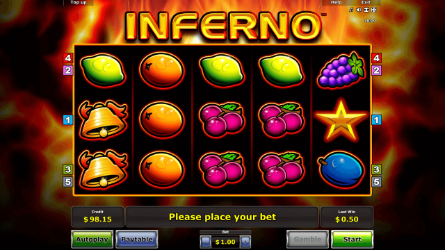 Бонусная игра Inferno 6
