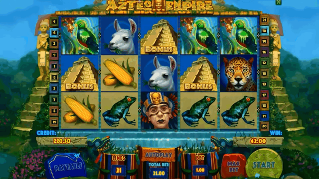 Игровой интерфейс Aztec Empire 10