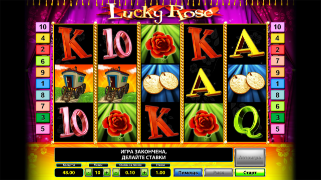 Характеристики слота Lucky Rose 6